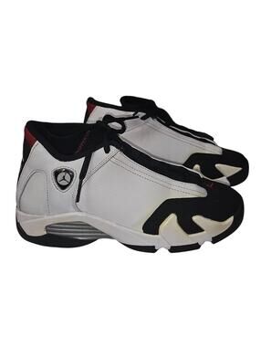 Nike Air Jordan 14 Retro White Black Gym Red Youth 4.5Y 654963-102 2014 No Box
